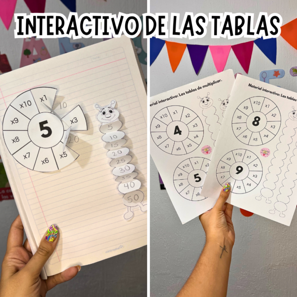 Interactivo de las tablas de multiplicar