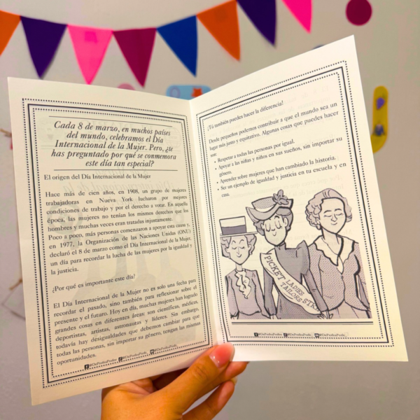 Periodico día de la mujer + Pulseras conmemorativas