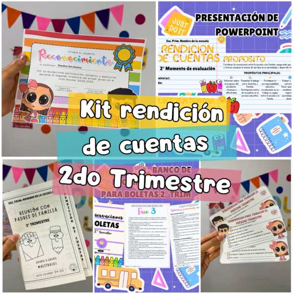 Kit de rendición de cuentas - 2do TRIMESTRE
