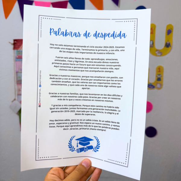 Kit de Clausura Escolar 24-25🧑🏻‍🎓👩🏻‍🎓 - Imagen 8